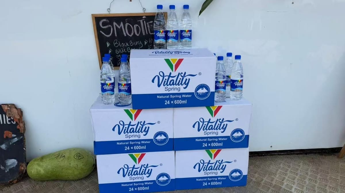 Cartons of 24 x 600ml Vitality Spring bottles