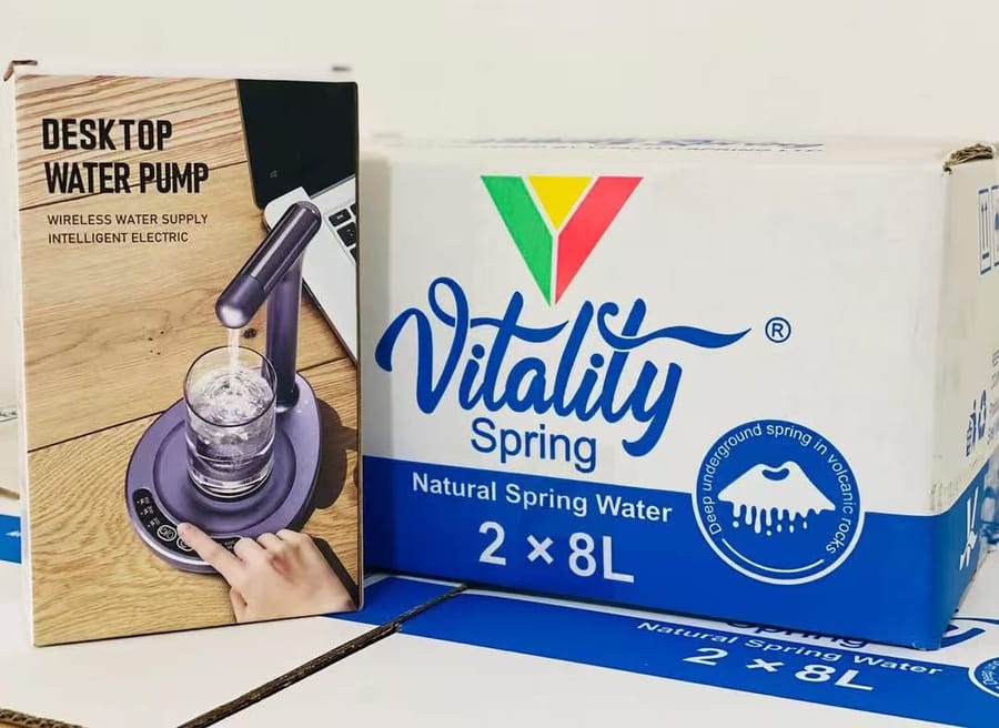 Vitality Spring 2 x 8L soft water bag box